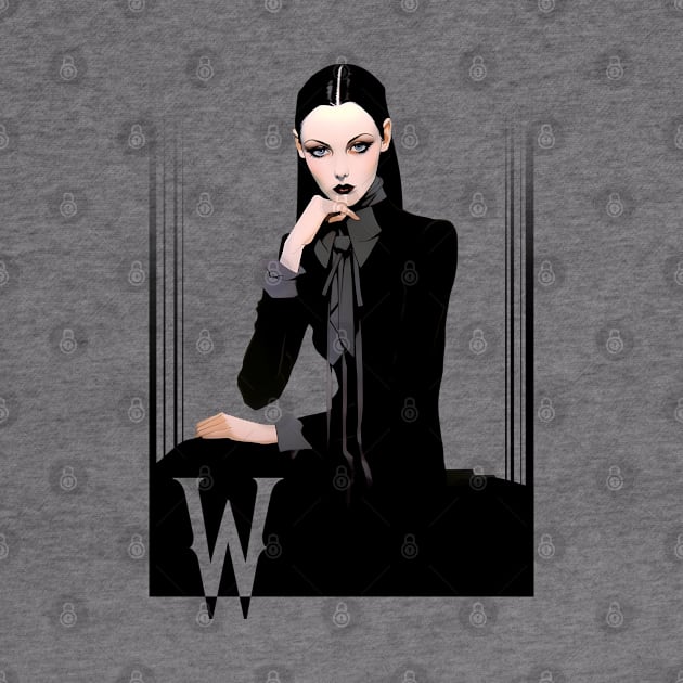 Wednesday Addams Fashion by j.marichkart